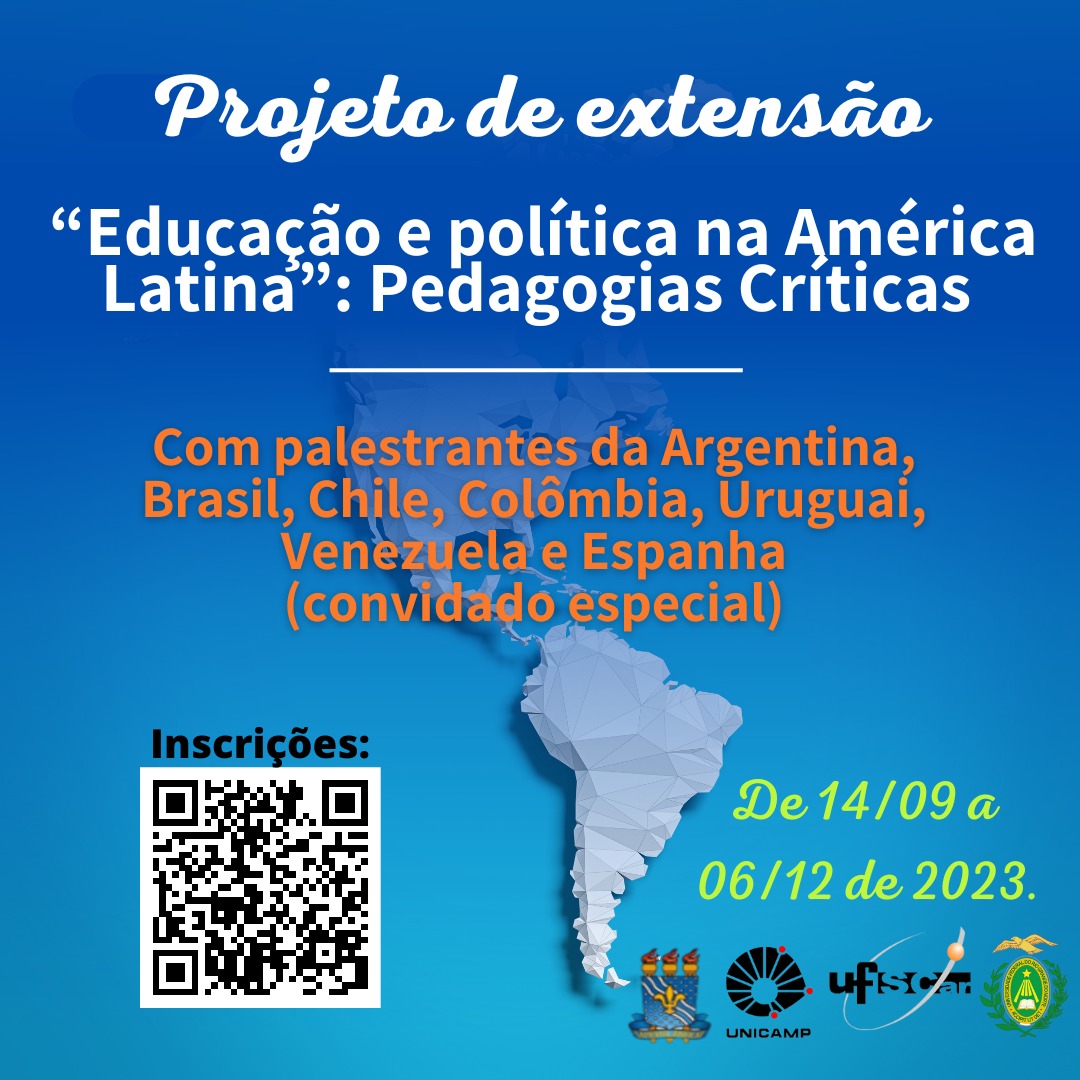 Projeto de extensão “Educação e política na América Latina”: Pedagogias Críticas