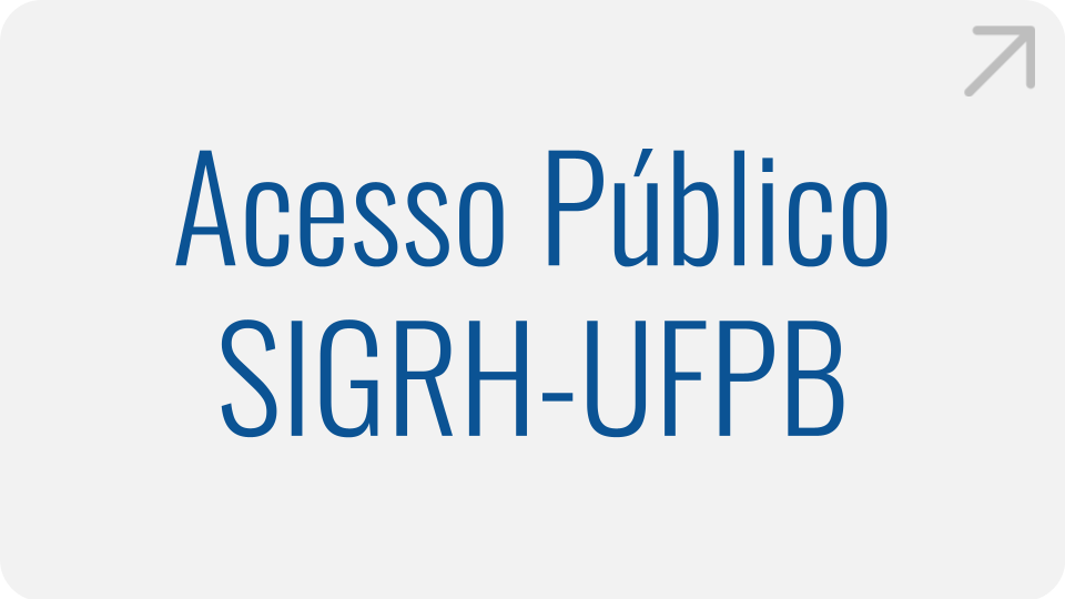 Acesso Público SIGRH-UFPB Acesso Público SIGRH-UFPB