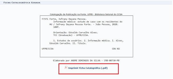 Ficha Catalografica 8 Ficha Catalografica 8