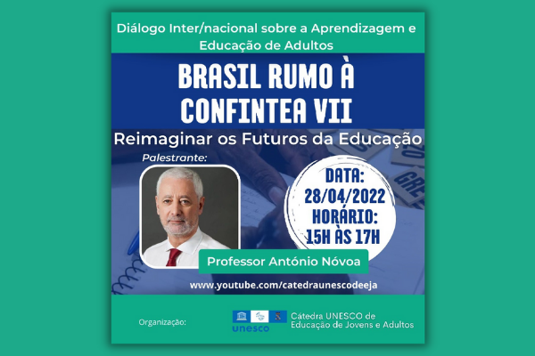  EVENTO: Brasil rumo à CONFINTEA VII - Reimaginar os futuros da educação