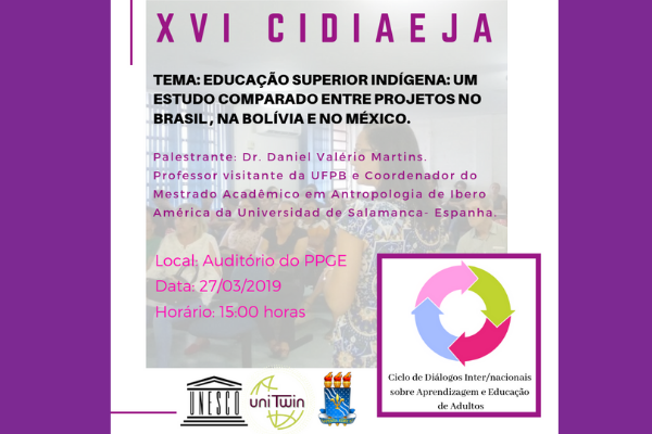 Vem aí a 16 ª sessão do Ciclo de Diálogos Inter/nacionais sobre Aprendizagem e Educação de Adultos - INSCREVA-SE!