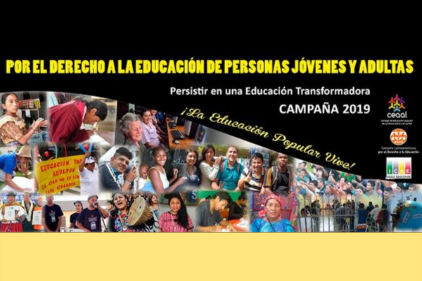 Campanha 2019 – Pelo Direito a uma Educação gratuita, pública, justa, inclusiva e de qualidade.