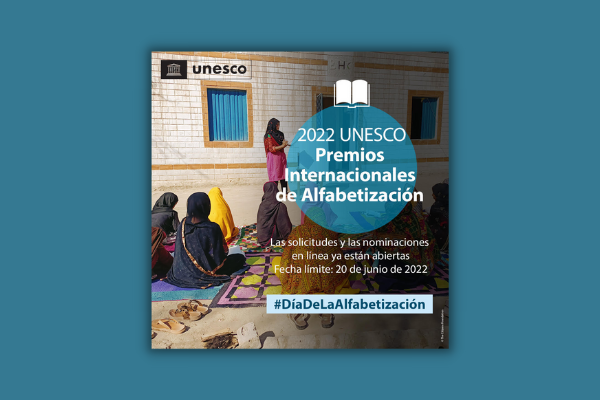 Premios Internacionales de Alfabetización de la UNESCO 2022