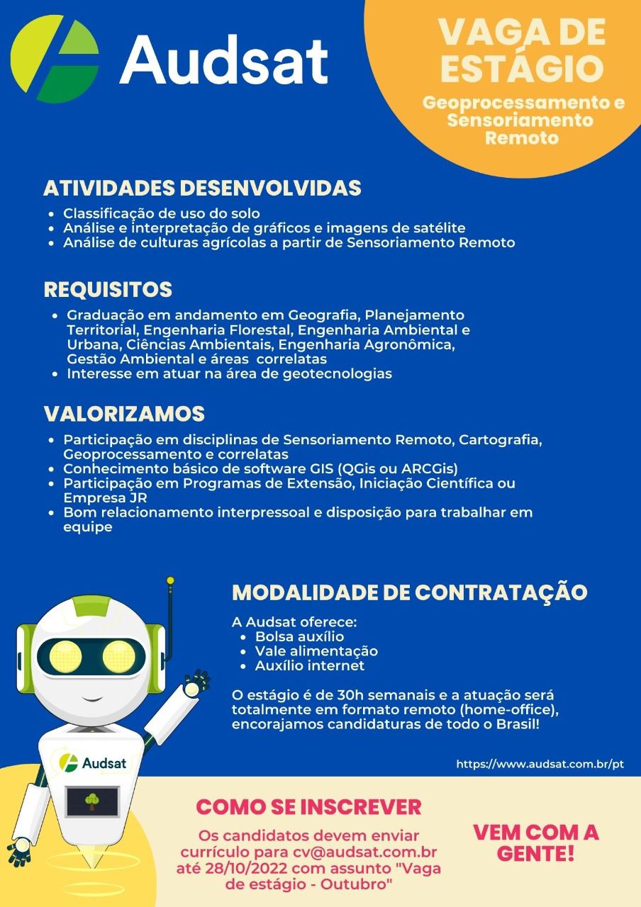 VAGA DE ESTÁGIO VAGA DE ESTÁGIO