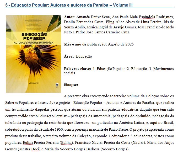 Imagem Livro EdPop