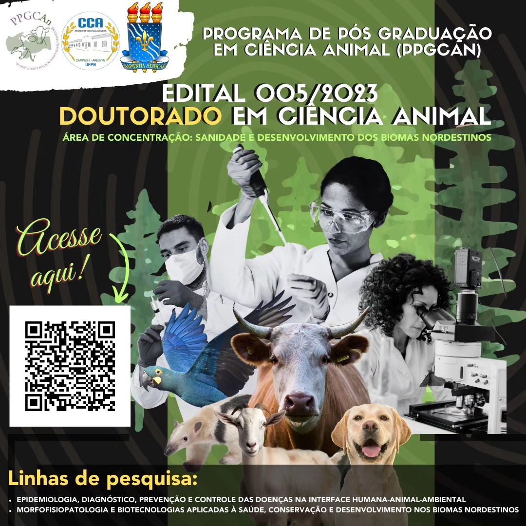 PPGCAn abre edital com 11 vagas para doutorado